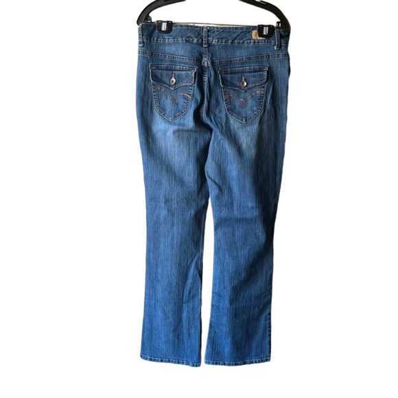 BANDOLINO BLU Arianna Women's Jeans Size 12 Medium Wash Flap Pockets - Picture 2 of 9